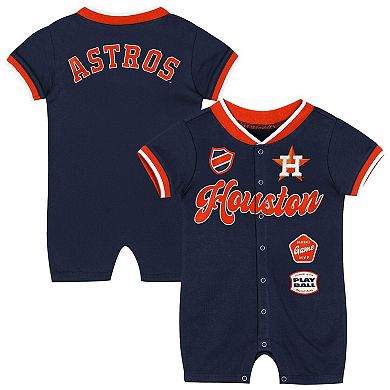 Infant Outerstuff Navy Houston Astros Pinch Coverall