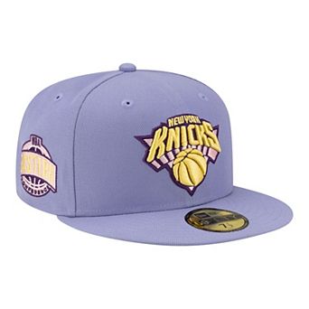 Men's New Era Lavender New York Knicks Color Pack 59FIFTY Fitted Hat