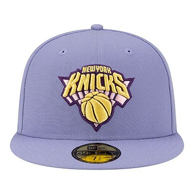 Men's New Era Lavender New York Knicks Color Pack 59FIFTY Fitted Hat