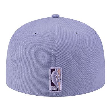 Men's New Era Lavender New York Knicks Color Pack 59FIFTY Fitted Hat