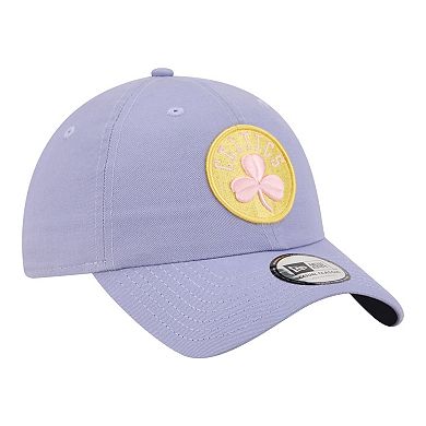 Men's New Era Lavender Boston Celtics Lavender Pack Casual Classic Adjustable Hat