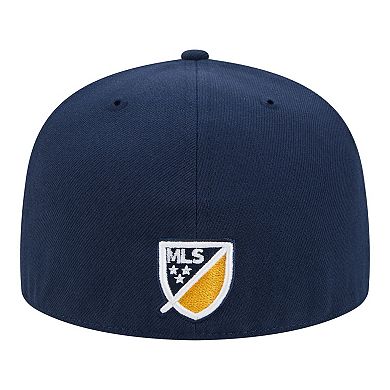 Men's New Era Blue LA Galaxy Kickoff 59FIFTY Fitted Hat