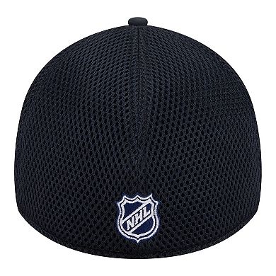 Men's New Era Navy Columbus Blue Jackets Logo 39THIRTY Flex Hat