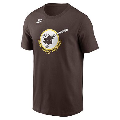 Men's Nike Brown San Diego Padres Cooperstown Collection T-Shirt