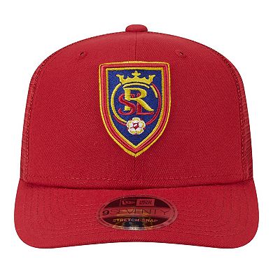 Men's New Era Red Real Salt Lake Jersey Hook 9SEVENTY Adjustable Hat