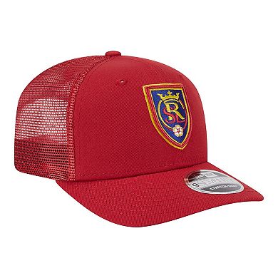 Men's New Era Red Real Salt Lake Jersey Hook 9SEVENTY Adjustable Hat