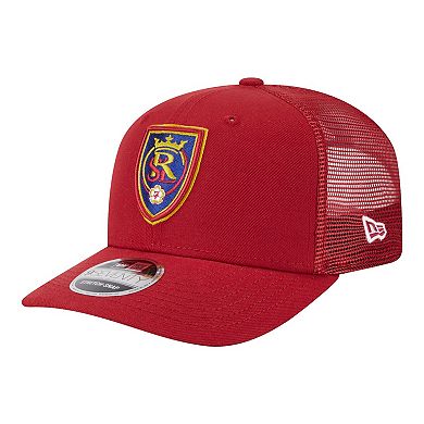 Men's New Era Red Real Salt Lake Jersey Hook 9SEVENTY Adjustable Hat