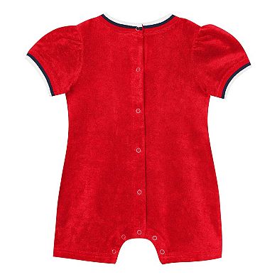 Girls Infant Outerstuff Red Los Angeles Angels Wind-Up Coverall