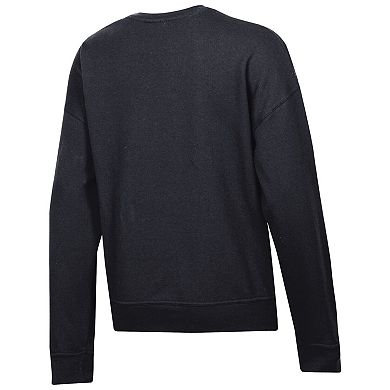 Women's Champion Black Pittsburgh Penguins Wordmark Lockup Powerblend Sweatshirt