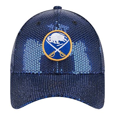 Women's New Era Royal Buffalo Sabres Sequin 9FORTY Adjustable Hat