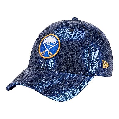 Women's New Era Royal Buffalo Sabres Sequin 9FORTY Adjustable Hat
