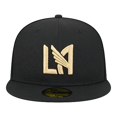 Men's New Era Black LAFC Kickoff 59FIFTY Fitted Hat