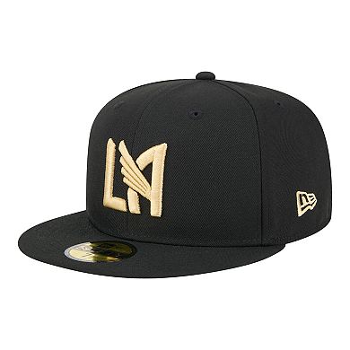 Men's New Era Black LAFC Kickoff 59FIFTY Fitted Hat