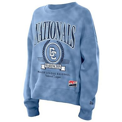 Women's New Era Blue Washington Nationals 2025 City Connect Pullover Sweatshirt