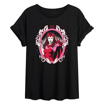 Juniors' Marvel Scarlet Witch Oversized Tee