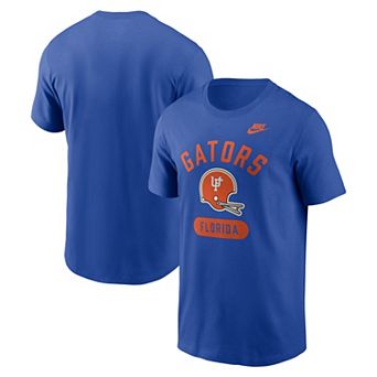 Men's Nike Royal Florida Gators Legacy Arch Helmet T-Shirt