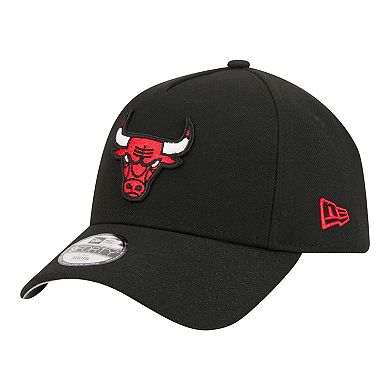 Youth New Era Black Chicago Bulls 9FORTY A-Frame Adjustable Hat