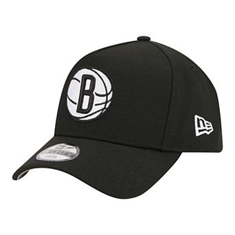 Youth New Era Black Brooklyn Nets 9FORTY A-Frame Adjustable Hat
