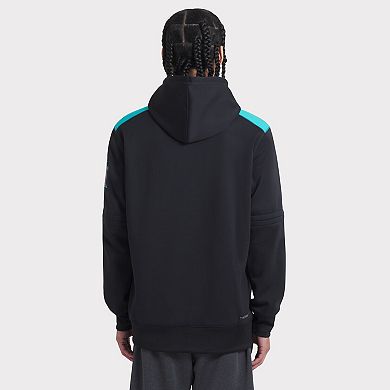 Men's Nike Black Miami Marlins 2025 City Connect Authentic Collection Therma Pullover Hoodie