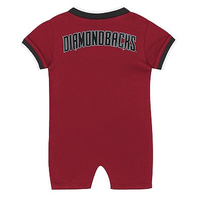 Newborn Outerstuff Red Arizona Diamondbacks Pinch Coverall