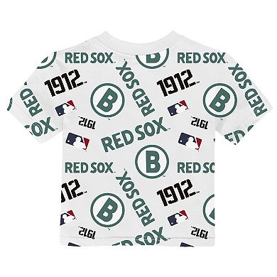 Infant Outerstuff White Boston Red Sox Game Day T-Shirt