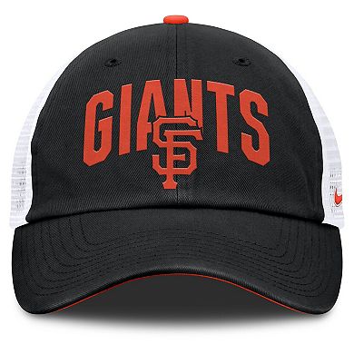 Men's Nike Black San Francisco Giants Primetime Club Adjustable Trucker Hat