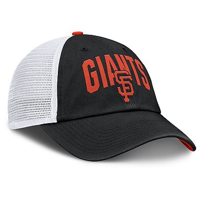 Men's Nike Black San Francisco Giants Primetime Club Adjustable Trucker Hat