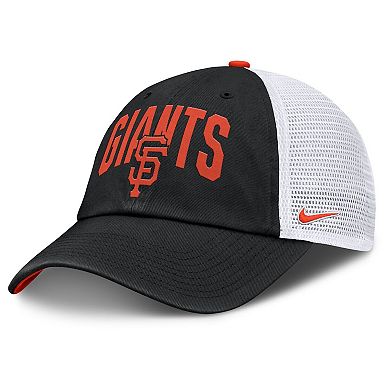 Men's Nike Black San Francisco Giants Primetime Club Adjustable Trucker Hat