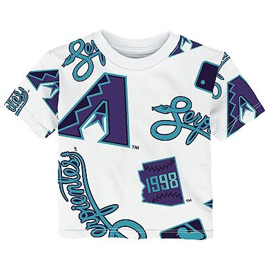 Toddler Outerstuff White Arizona Diamondbacks City Connect Game Day T-Shirt