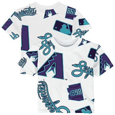 Toddler Outerstuff White Arizona Diamondbacks City Connect Game Day T-Shirt