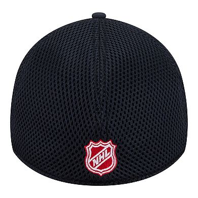 Men's New Era Navy Montreal Canadiens Logo 39THIRTY Flex Hat