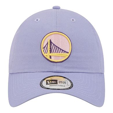 Men's New Era Lavender Golden State Warriors Lavender Pack Casual Classic Adjustable Hat