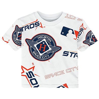 Toddler Outerstuff White Houston Astros City Connect Game Day T-Shirt