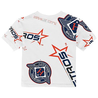 Toddler Outerstuff White Houston Astros City Connect Game Day T-Shirt