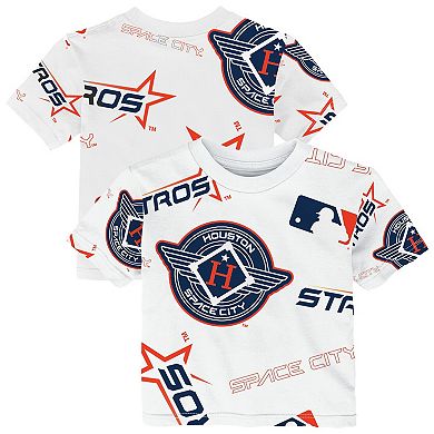 Toddler Outerstuff White Houston Astros City Connect Game Day T-Shirt