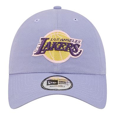 Men's New Era Lavender Los Angeles Lakers Lavender Pack Casual Classic Adjustable Hat