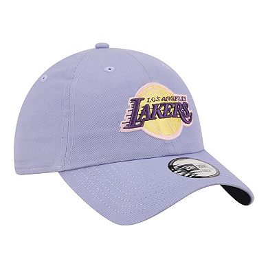 Men's New Era Lavender Los Angeles Lakers Lavender Pack Casual Classic Adjustable Hat