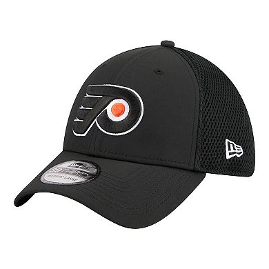 Men's New Era Black Philadelphia Flyers Logo 39THIRTY Flex Hat