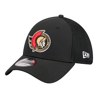 Men's New Era Black Ottawa Senators Logo 39THIRTY Flex Hat
