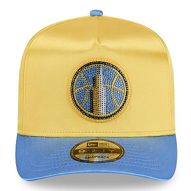 Unisex New Era Yellow/Light Blue Chicago Sky 2026 WNBA Draft Satin A-Frame 9FORTY Adjustable Hat