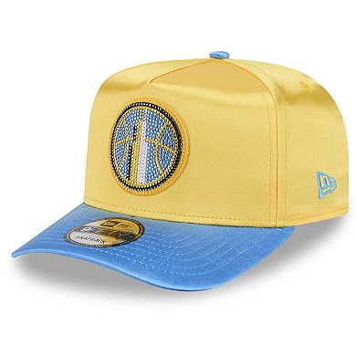 Unisex New Era Yellow/Light Blue Chicago Sky 2026 WNBA Draft Satin A-Frame 9FORTY Adjustable Hat