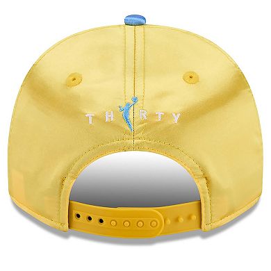 Unisex New Era Yellow/Light Blue Chicago Sky 2026 WNBA Draft Satin A-Frame 9FORTY Adjustable Hat