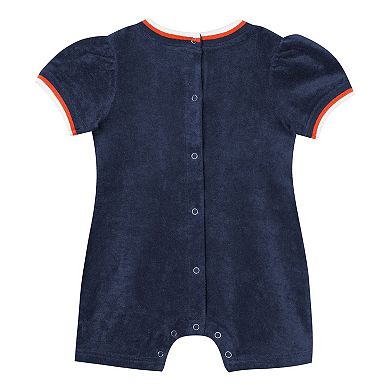 Girls Infant Outerstuff Navy Houston Astros Wind-Up Coverall