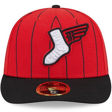 Men's New Era Red/Black Chicago White Sox 2025 City Connect Low Profile 59FIFTY Fitted Hat