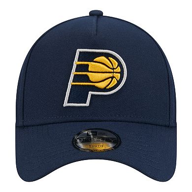Youth New Era Blue Indiana Pacers 9FORTY A-Frame Adjustable Hat