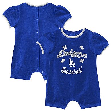 Girls Infant Outerstuff Royal Los Angeles Dodgers Wind-Up Coverall