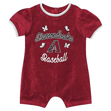 Girls Infant Outerstuff Red Arizona Diamondbacks Wind-Up Coverall
