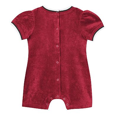 Girls Infant Outerstuff Red Arizona Diamondbacks Wind-Up Coverall