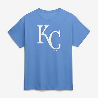 Men's Logo Athletic Light Blue Kansas City Royals Official Logo T-Shirt