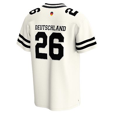 Men's Fanatics Cream Germany National Team Football Jersey